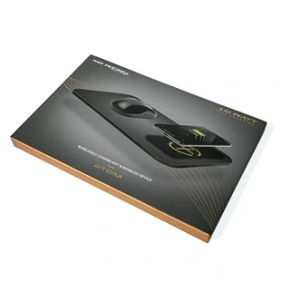 Photo of a wireless charging mouse pad from All Mouse Pads.