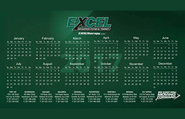 excel calendar mat