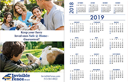 invisible fence calendar mat